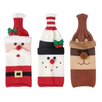 Christmas Wine Bottle Cover multi