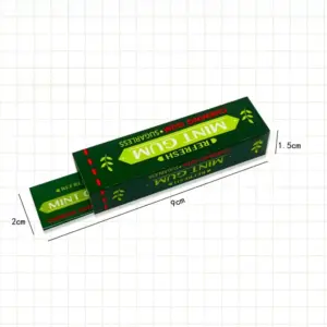 Cockroach Gum Prank Toy size