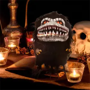 Creepy Monster Plush Toy black 20cm