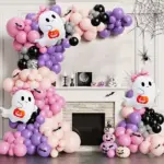 Cute Ghost Foil Balloon Setn multi