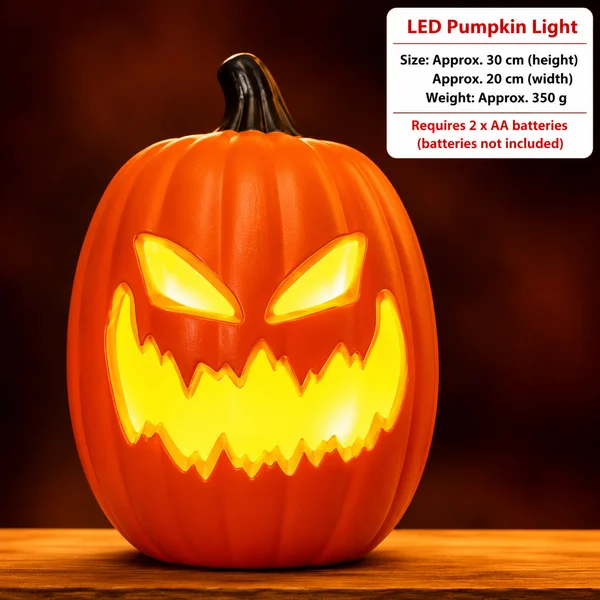 Decorative Glowing LED Pumpkin Lantern Illuminated Jack 122