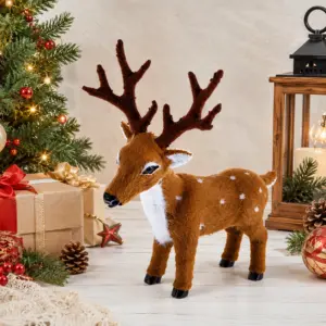Elk Plush TOY Reindeer for Festive Home Decor five