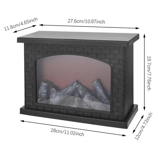 Fireplace size