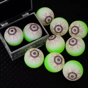 Glow in the Dark Eyeball Bouncy Balls with box