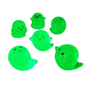 Glow in the Dark Ghost Figures Cute Mini Luminous Resin Ghosts for Halloween