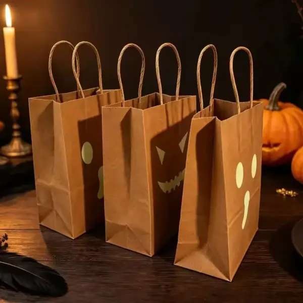Glow in the Dark Halloween Treat Bags 3 pcs