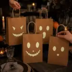Glow in the Dark Halloween Treat Bags multiversion