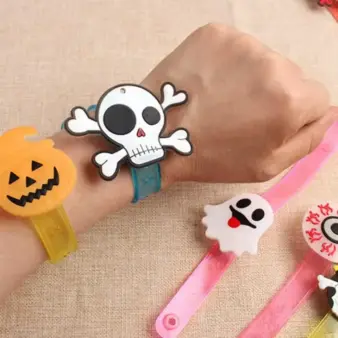 Glowing Halloween Bracelets & Rings Set monster