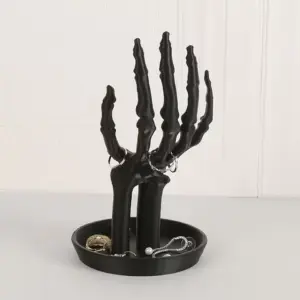Gothic Skeleton Hand Jewelry Display Stand