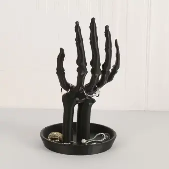 Gothic Skeleton Hand Jewelry Display Stand