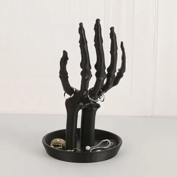 Gothic Skeleton Hand Jewelry Display Stand