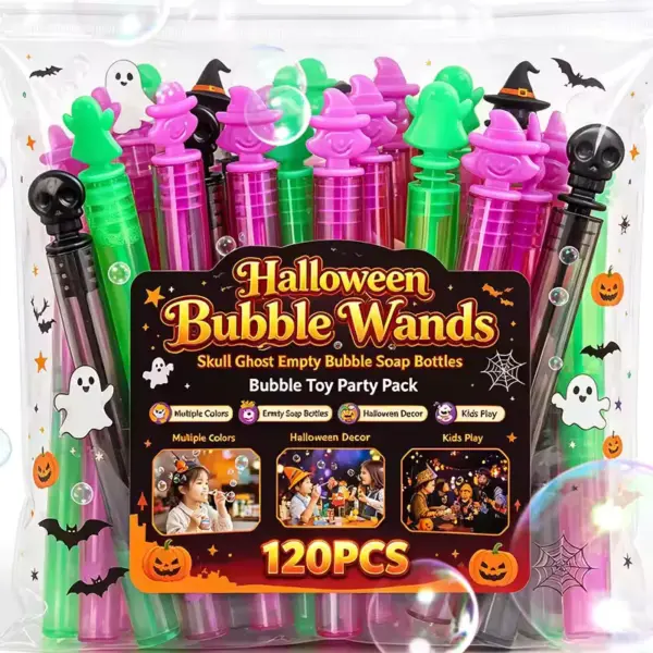 Halloween Bubble Wands, Skull Ghost pack Halloween Bubble Wands, Skull Ghost pack