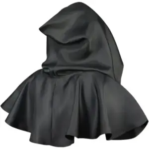 Halloween Death Cloak back black