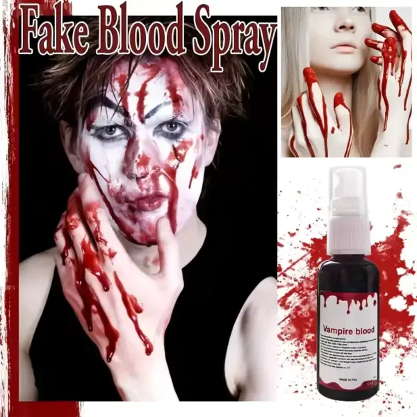 Halloween Fake Blood Makeup Spray for face