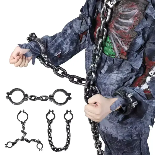 Halloween Fake Chains in hand