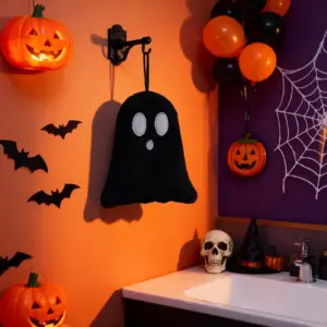 Halloween Hand Towels black