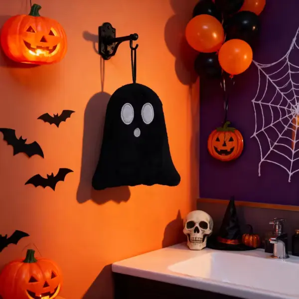 Halloween Hand Towels black