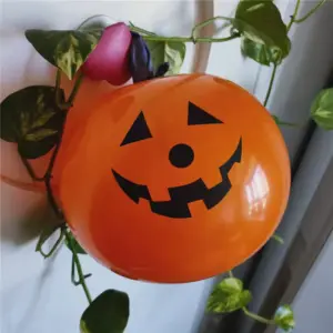 Halloween Pumpkin Latex Balloons wall