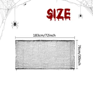 Halloween Scary Gauze Decoration Cloth size