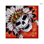 Halloween Skull Scarf Bandana indian skull