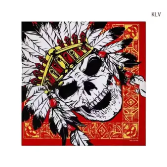 Halloween Skull Scarf Bandana indian skull