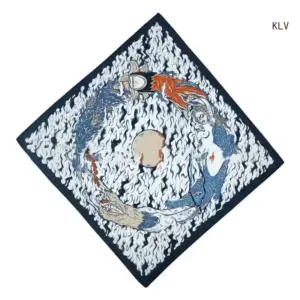 Halloween Skull Scarf Bandana long flamm skull