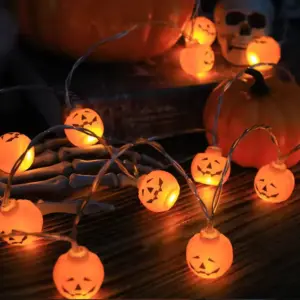 Halloween String Lights on table