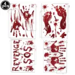 Halloween Wall Stickers Skull 4pcs