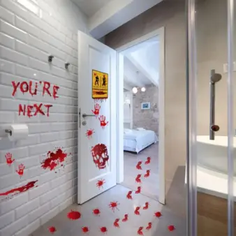 Halloween Wall Stickers Skull in room
