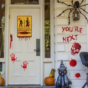 Halloween Wall Stickers Skull on door