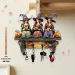 Halloween Witch Key Holder 2d