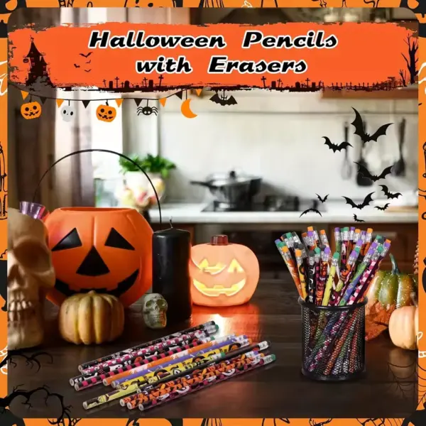 Halloween Wreath with LED Lights 42cm Simulation Black Branch