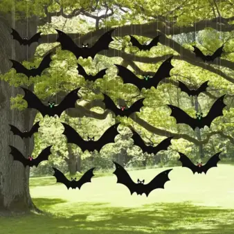 Hanging Bats Halloween Decoration bats