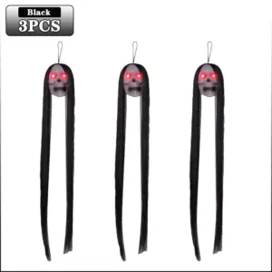 Hanging Ghost Skull Halloween Prop 3pcs
