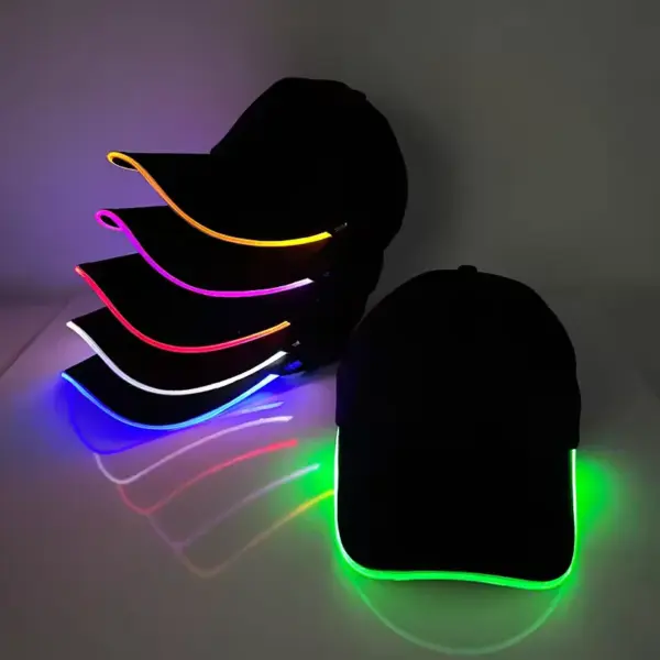 LED Light-Up Baseball Cap multicolour