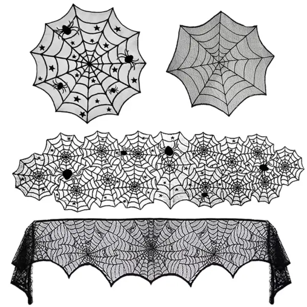 Lace Spider Web Table Runner design