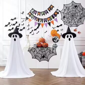 Light-Up Hanging Ghosts pack