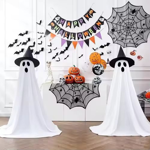 Light-Up Hanging Ghosts pack