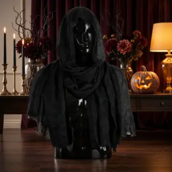Medieval Hooded Cowl Scarf luxury decor