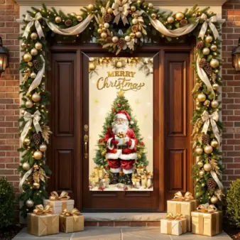 Merry Christmas Door Banner 02