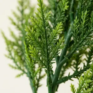 Realistic Faux Cypress Artificial Small Pine Tree for Indoor & Festive Décor (Pot Not Included) - Image 7