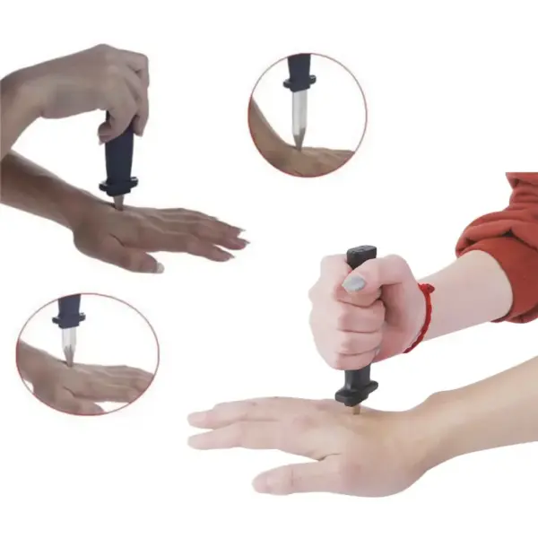 Retractable Trick Knife – Fake Prank Prop with Sliding Blade for Halloween Jokes & Costumes fake