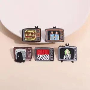 Retro TV Enamel