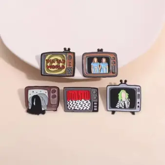 Retro TV Enamel