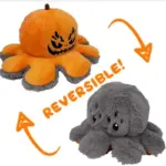 Reversible Pumpkin Octopus Plush reversible