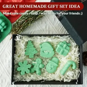 Silicone Christmas Chocolate & Candy Molds – Festive Shapes for DIY Holiday Baking & Cake Decor feature