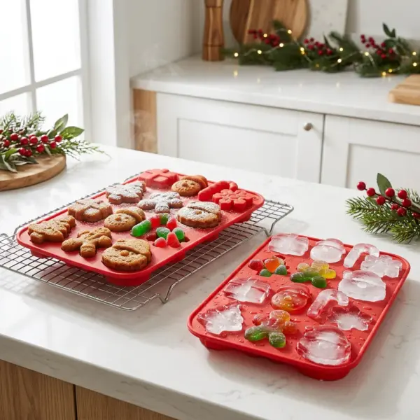 Silicone Christmas Chocolate & Candy Molds – Festive Shapes for DIY Holiday Baking & Cake Decor versatility