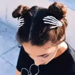 Skeleton Hand Hair Clips model