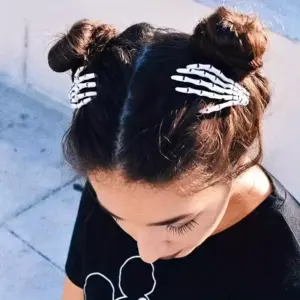 Skeleton Hand Hair Clips model