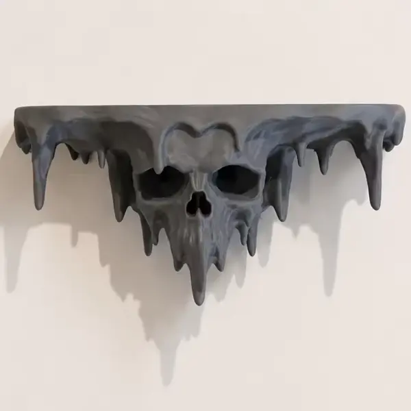 Skeleton Storage Rack Wall Shelf 3D Printed Wall